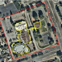 Geofencing boundary used on Calvary Chapel San Jose
